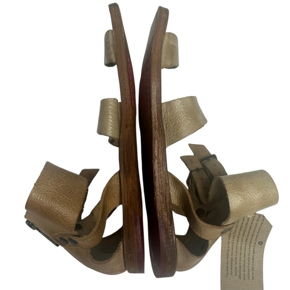NEW Bed Stu Afrodita Gladiator Sandals in Bone Dip Dye 7 - Picture 9 of 12